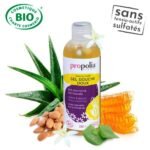 جل استحمام الطبيعي لطيف برائحة اللوز