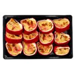 راحة تركية رول بالتوت الأحمر ومحشوة بكريمة الجالاكسي واللوز – 400 غ