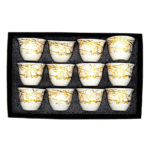 Bitter Luxury Set med kaffekoppar - 12 delar