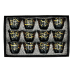 Bitter Luxury Set med kaffekoppar - 12 delar