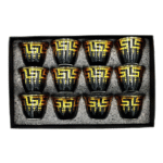 Bitter Luxury Set med kaffekoppar - 12 delar