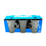 Dekorativa tekoppar - 6 stycken (geometrisk design)