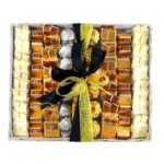 ⁦بوكس شوكولا مشكل – ذهبي وأسود – 108 قطعة⁩ - الصورة ⁦4⁩