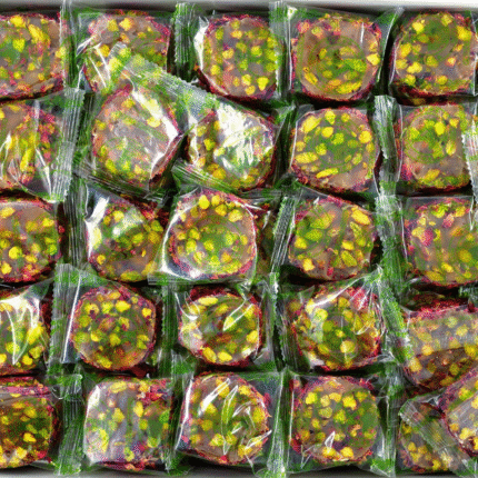 راحة ساعة فستق وورد – 500غ