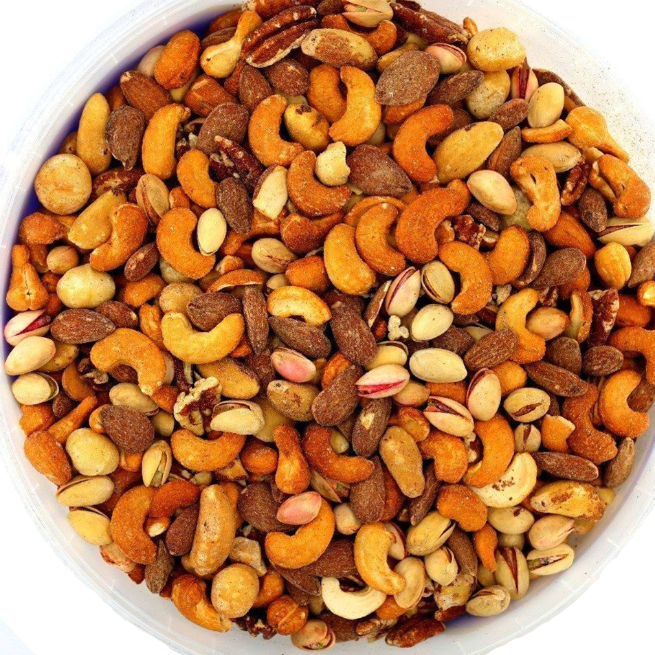 مكسرات-محمصة-مشكلة-مع-المقدوميا-والجوز-البرازيلي-500غ مكسرات محمصة مشكلة مع المقدوميا والجوز البرازيلي - Image 1