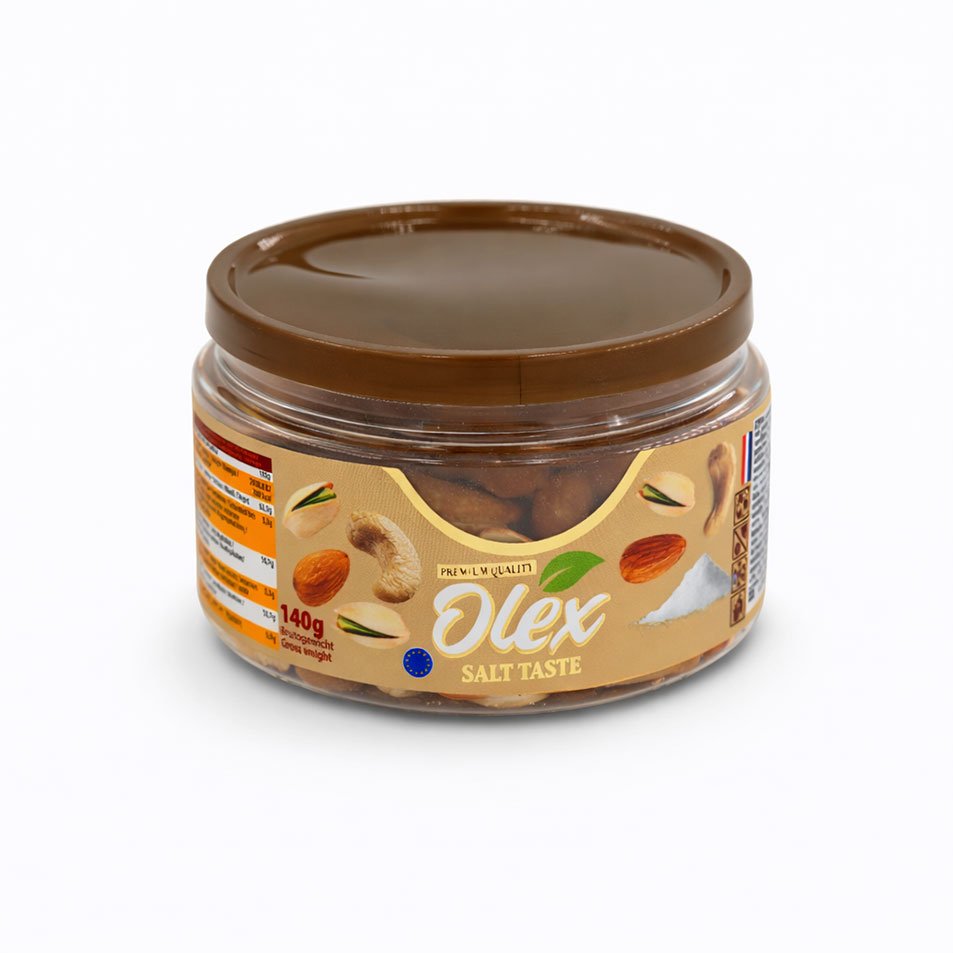 Olex-nuts-140g3 مكسرات Olex بنكهة الملح – 140 غرام - Image 1