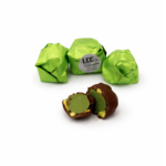 شوكولا دبي VIP محشية بكريمة الفستق وحبات الفستق – LEE Chocolate 500غ