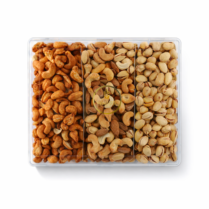 Lyxig blandad nötbox - 1000g