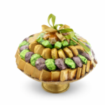 باقة الشوكولا الفاخرة من Lee – مع صحن فاخر هدية