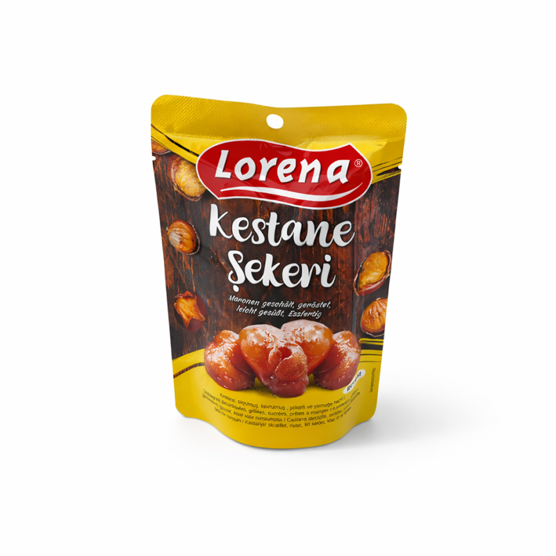 Rostade kastanjer med sirap – Lorena