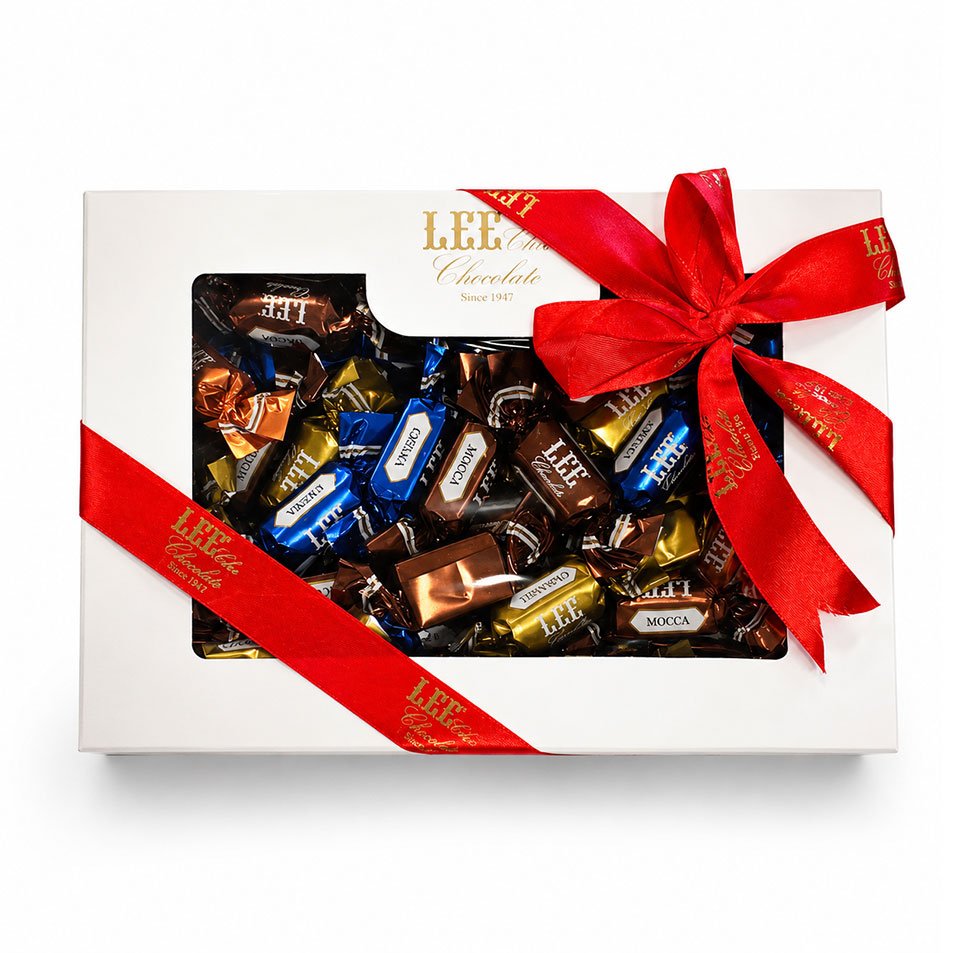 lee-chocolate-box-600 شوكولا لي مشكل 5 نكهات – علبة 600غ - الصورة 1